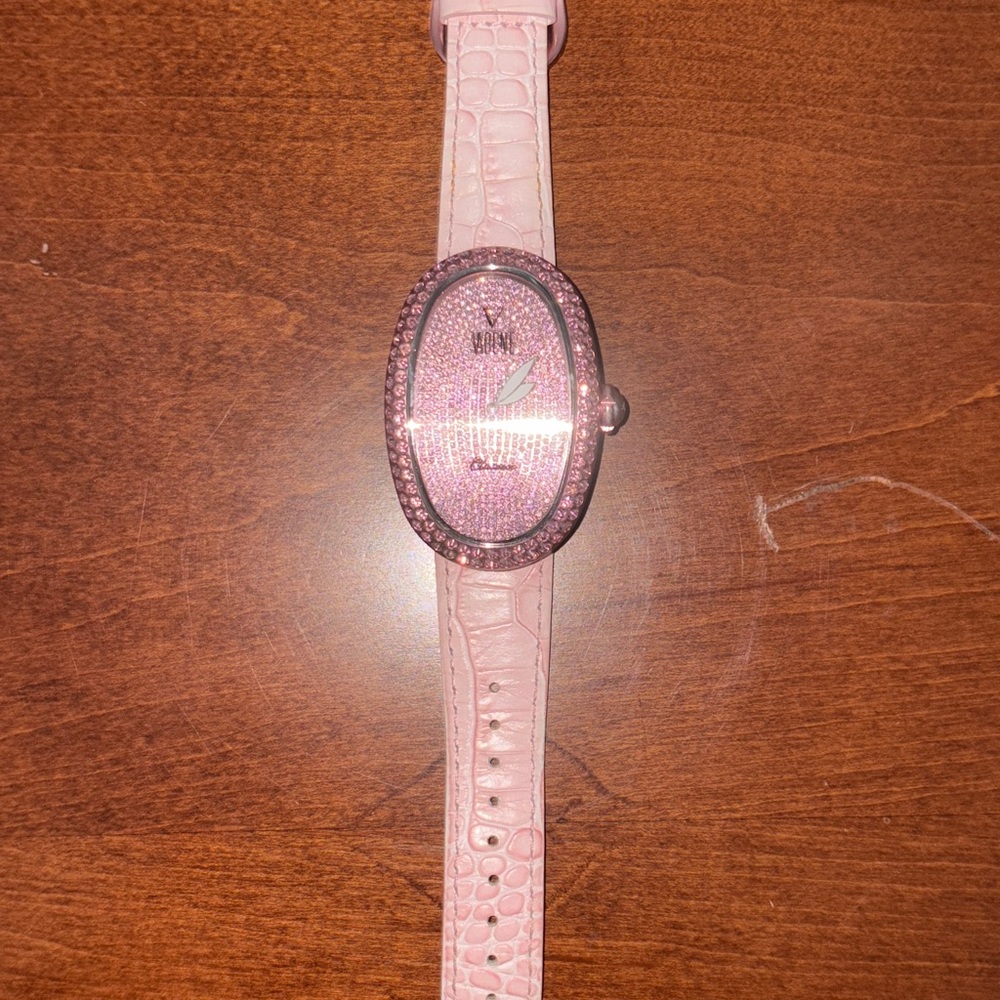 VaBene Pink Crystal Watch